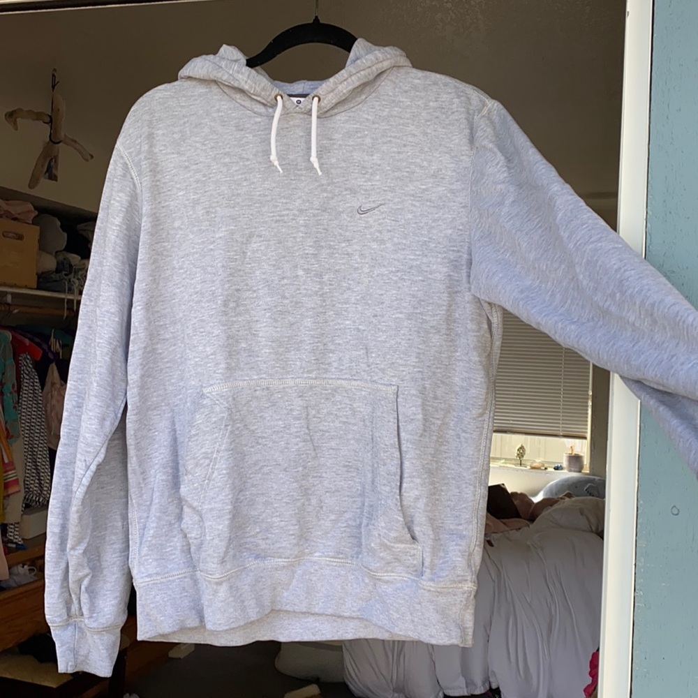 Vintage Nike M Hoodie Light Grey